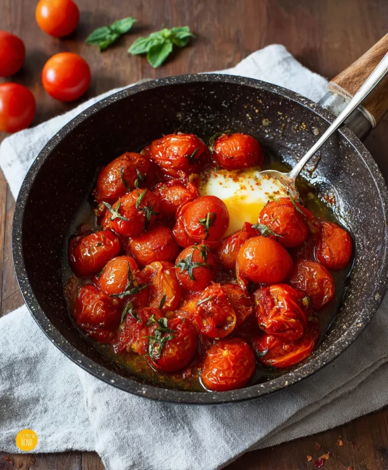 Pomodori Confit Pfanne: Beilage & Non-Non-Non-Alcoholic Alternativeic Appetizer