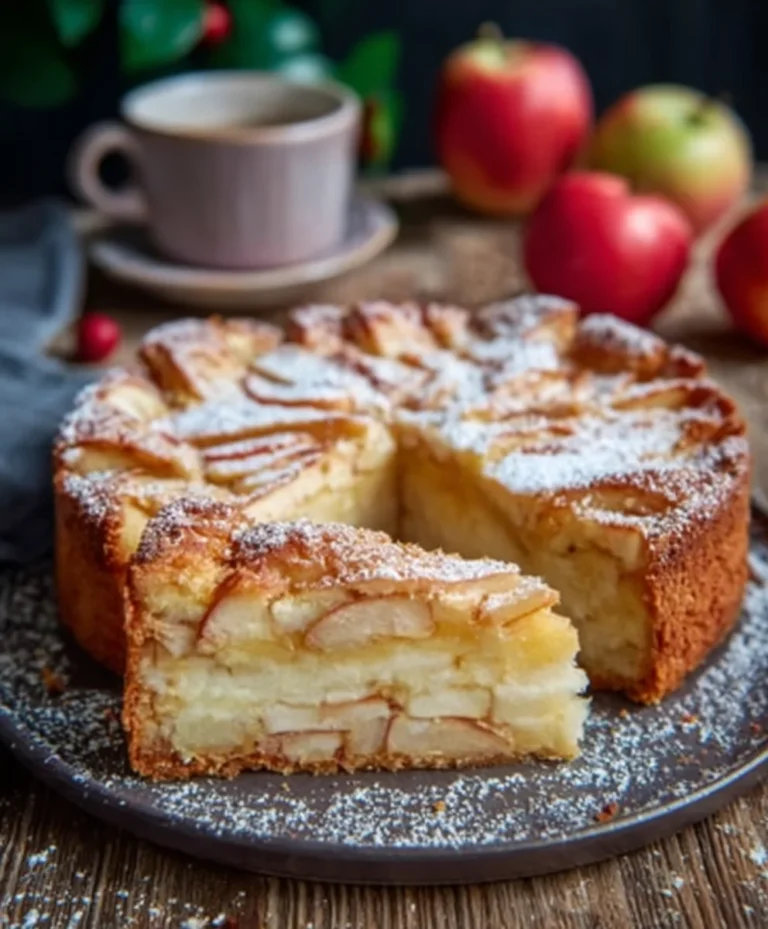 Unglaublicher französischer Apfelkuchen (8 Portionen)