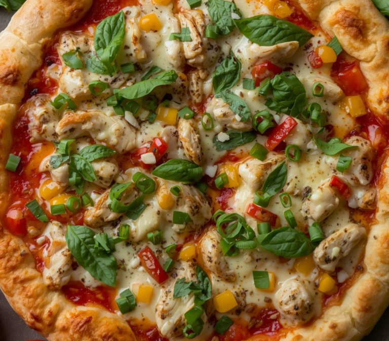 Hähnchenboden-Pizza – Low-Carb-Genuss ohne Verzicht