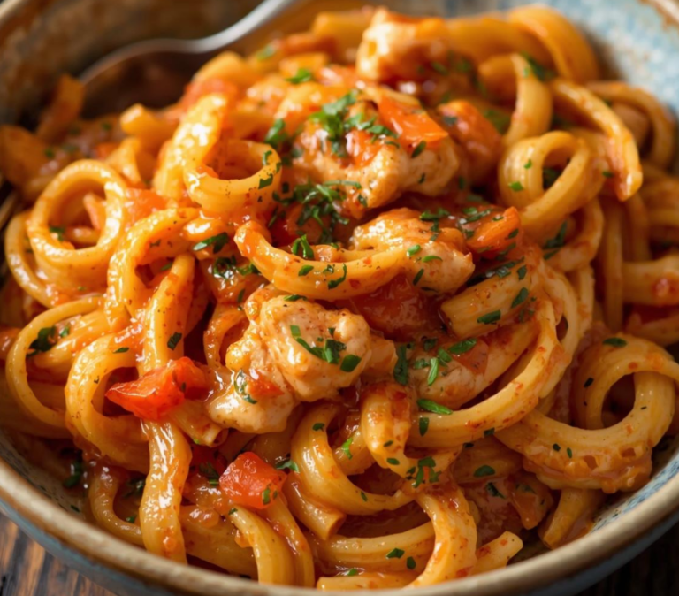 Honig-Pfeffer-Hähnchen-Pasta