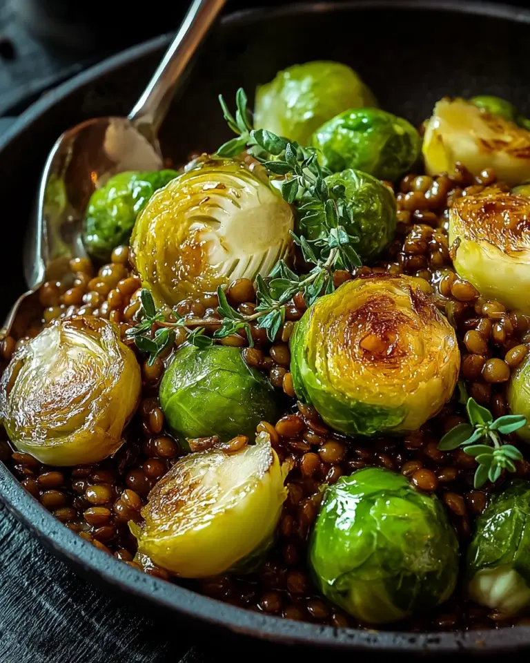 Gebratener Rosenkohl mit Berglinsen: Das unterschätzte Powergercht, das dich überraschen wird