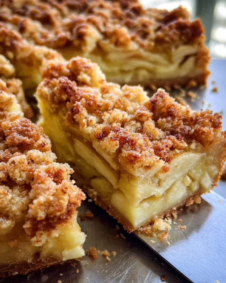 Apfelkuchen vom Blech – mit Pudding und knusprigen Streusel