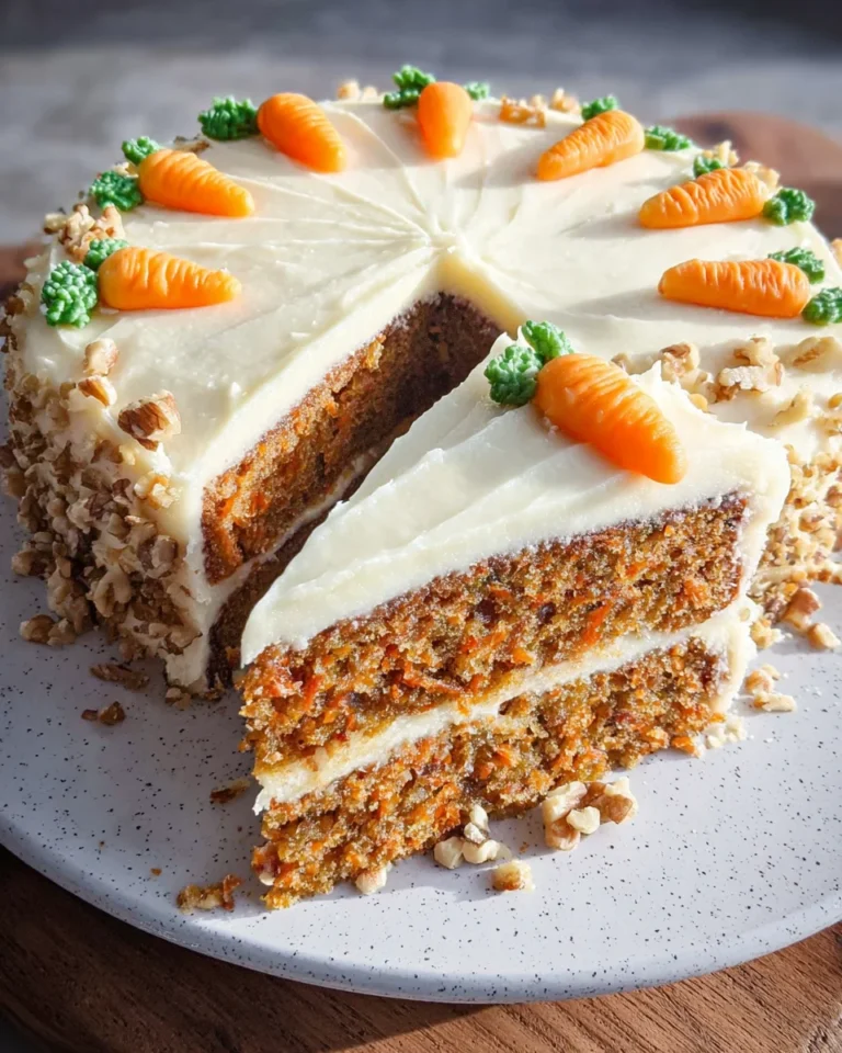 Karottenkuchen mit Frischkaese-Frosting