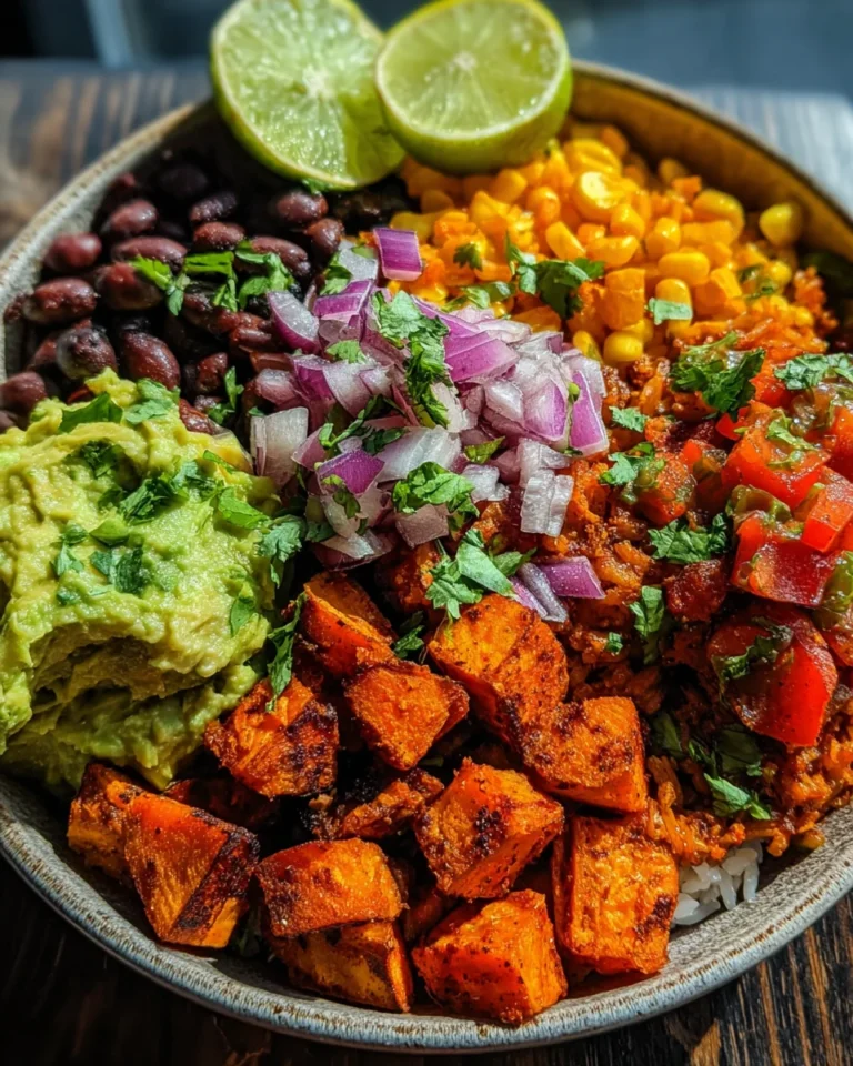 Suesskartoffel Burrito Bowl