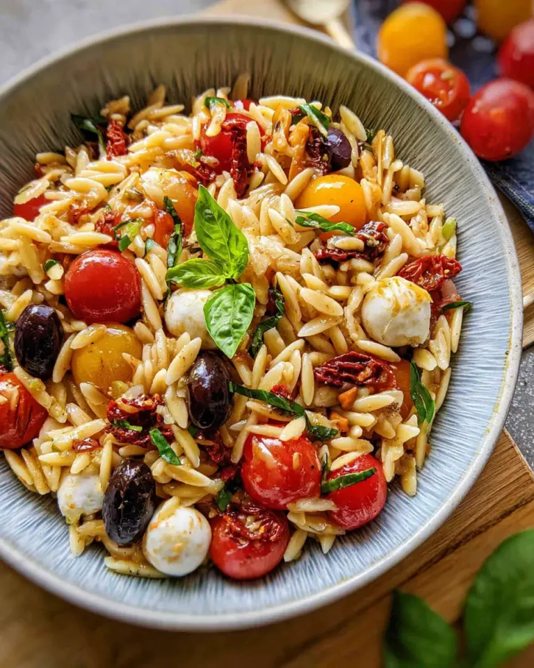 Italienischer Orzo-Nudelsalat