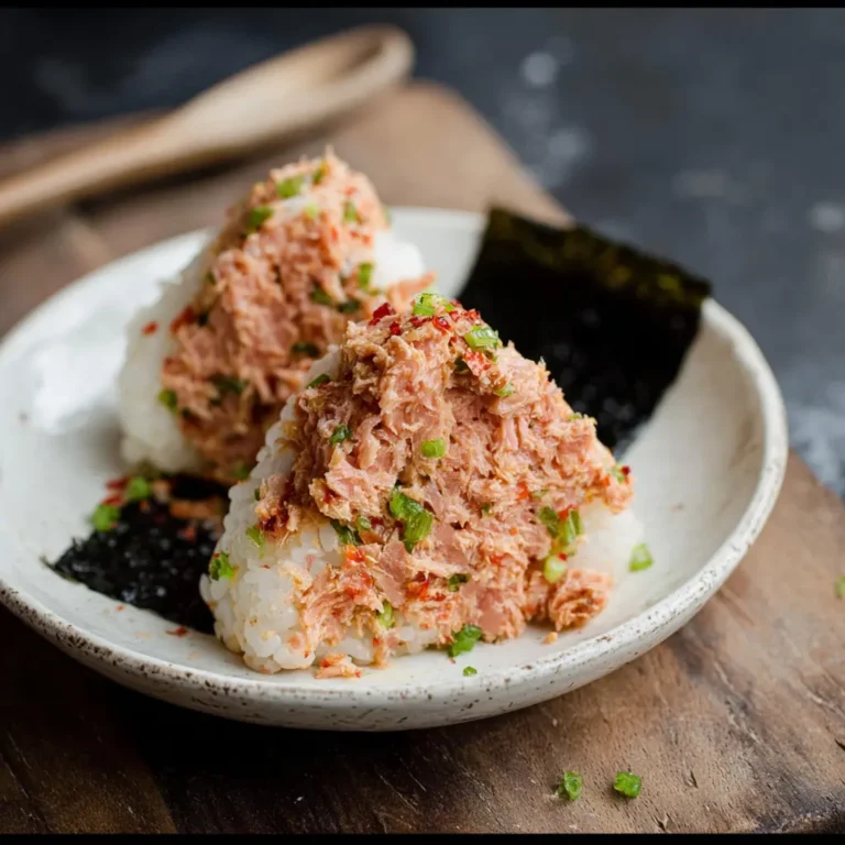 Scharfe Thunfisch-Onigiri – Japanische Reisbällchen, die du ab sofort immer dabei haben willst